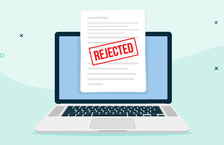Image showing a rejection letter sent to a candidate after an interview.