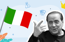 The richest people in Italy with photo of Silvio Berlusconi