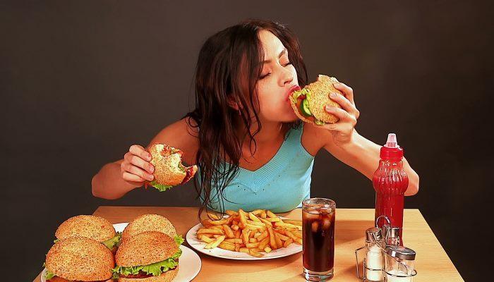 Junk-food eating