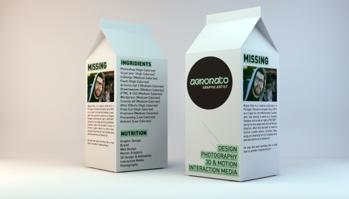 milk carton 3d cv milk carton 3d cv