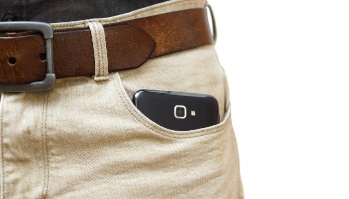 phone in pocket