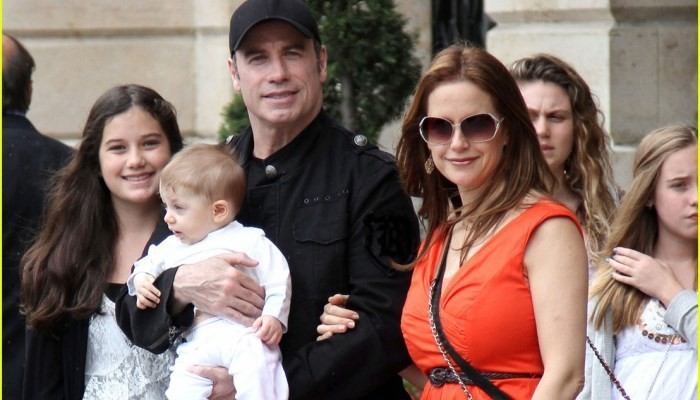 John Travolta and Kelly Preston kids
