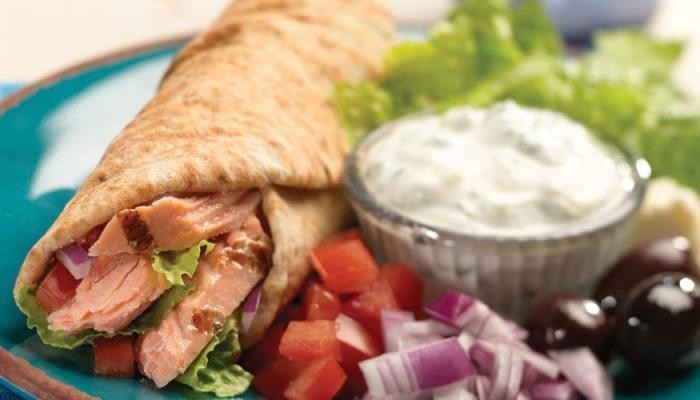 salmon wrap