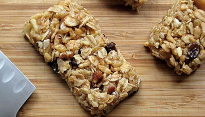 home made granola bar