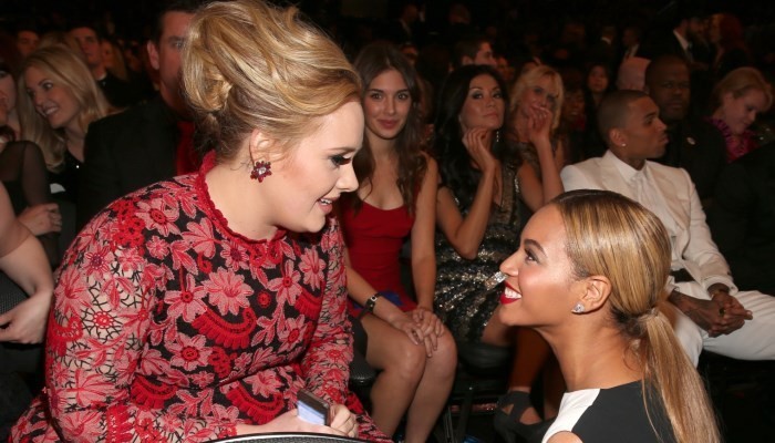 Celebrities meeting