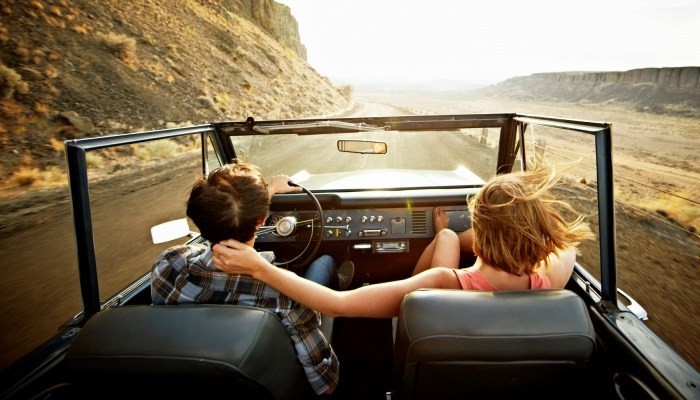 road trip couple