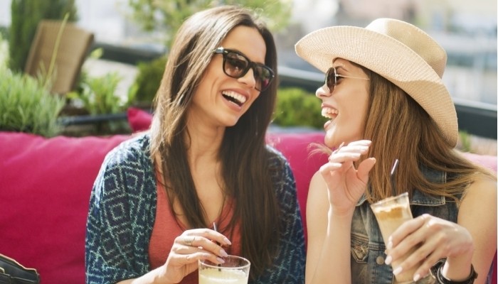 Two Women Laughing