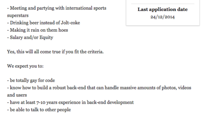 job post