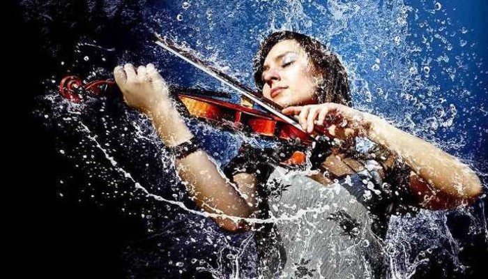 Playing Violin