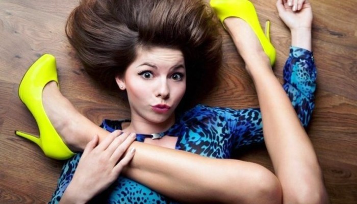 Flexible woman