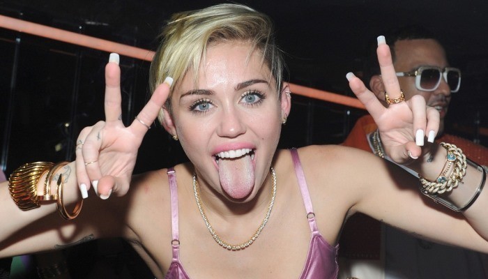 Miley Cyrus tongue