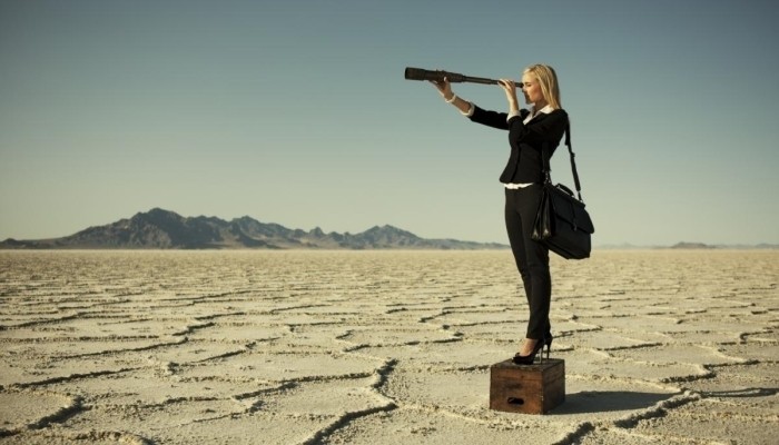 telescope woman