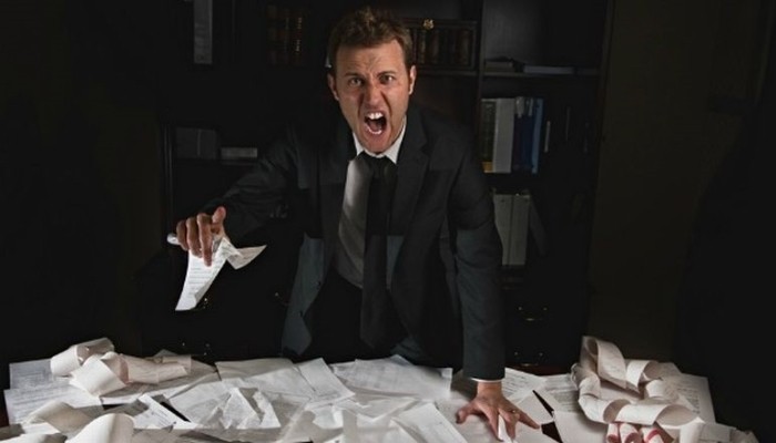 angry boss