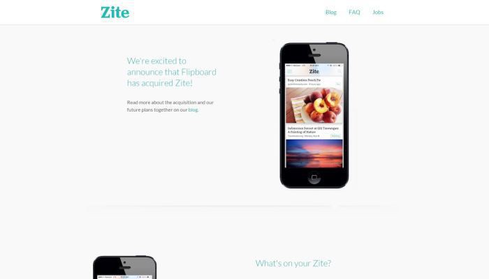 Zite app