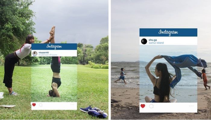 women in instagram posts
