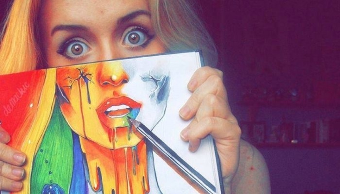 artist face