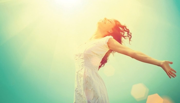 happy woman