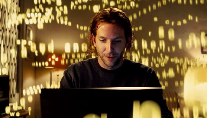 bradley cooper writing in limitless