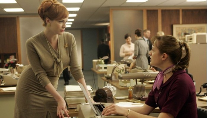 christina hendricks and peggy mad men