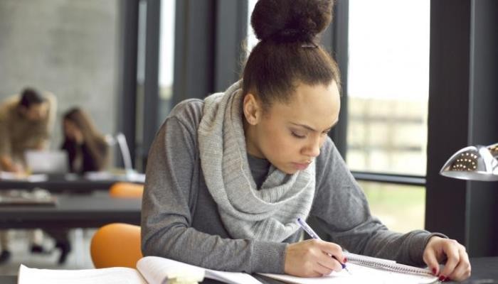 studying