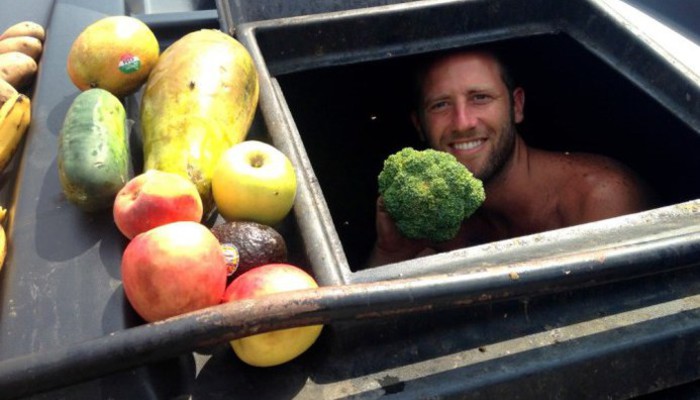 dumpster diving