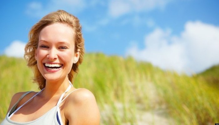 smiling woman