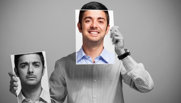 man changes personality