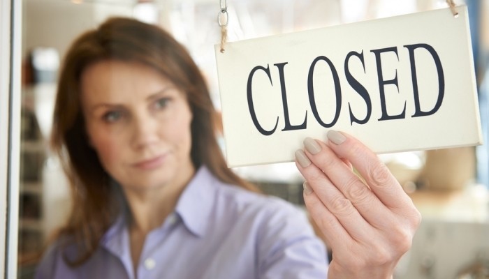 closed business