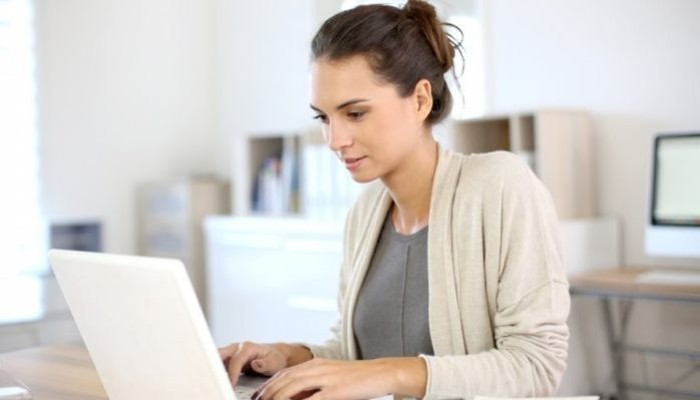 woman at work