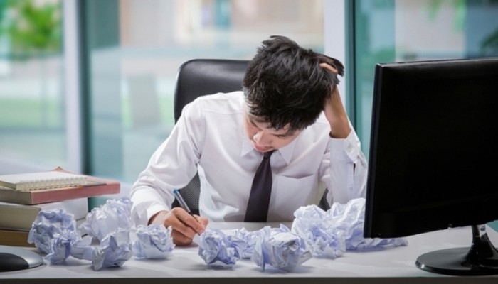 unhappy boss