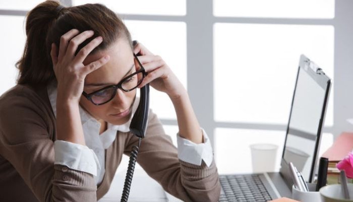 woman at work