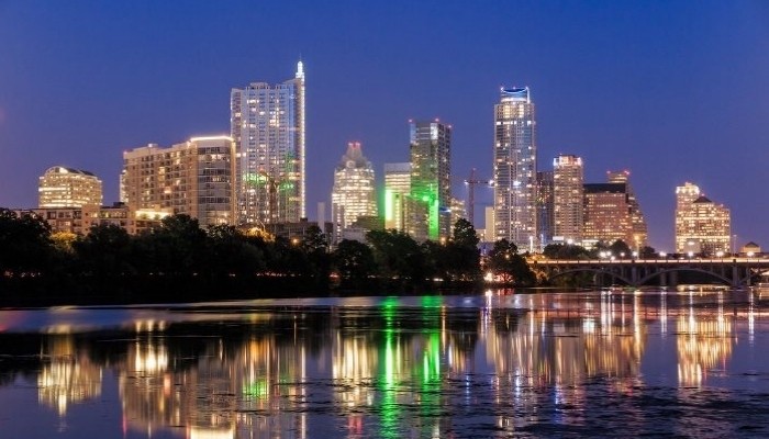 austing texas at night