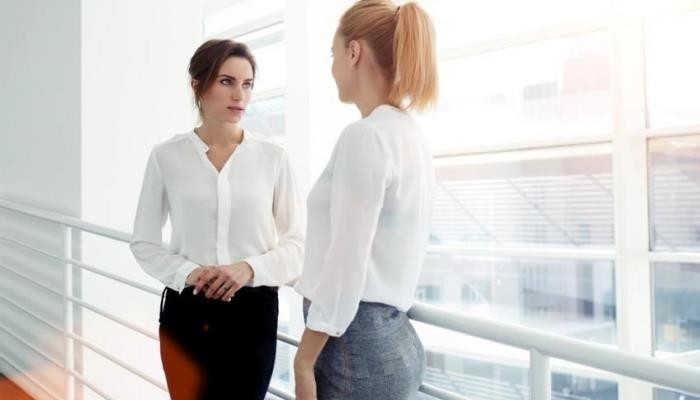 women talking