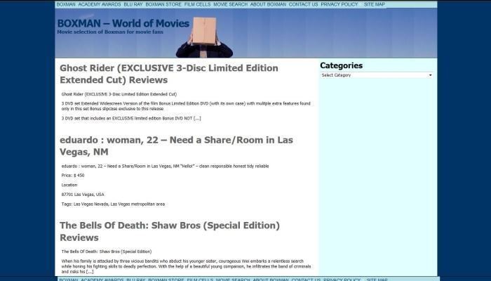 Boxman.com screenshot