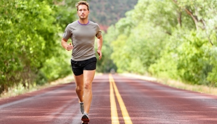 man running