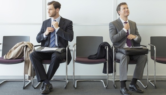 candidates waiting for interview