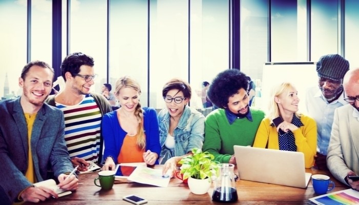 students university learning communication concept