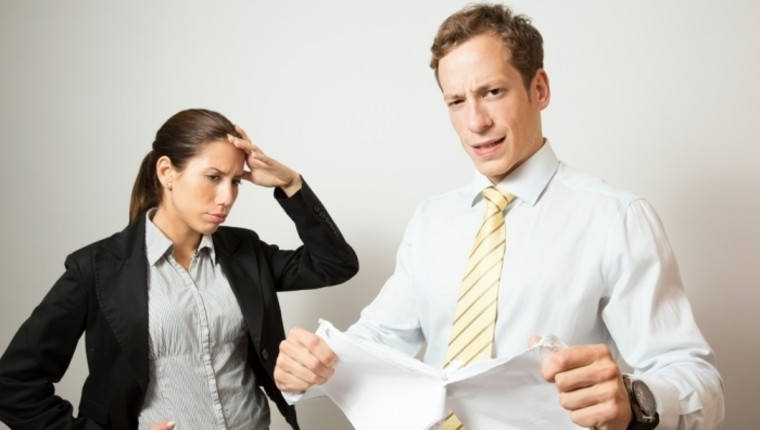 colleagues arguing