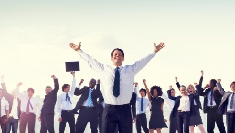 business people success