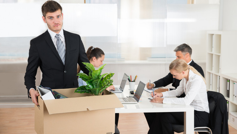 Businessman quits job