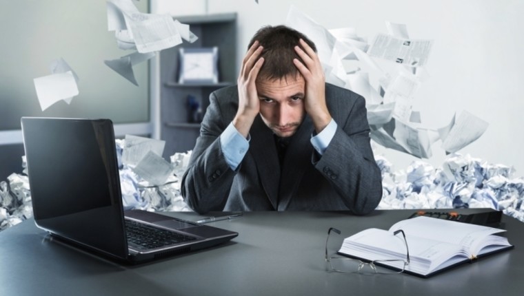 frustrated employee