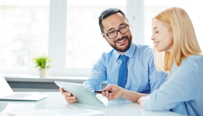 business people working