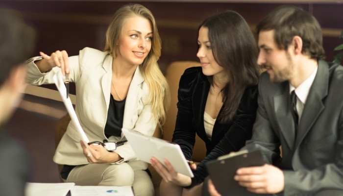 Business people in meeting
