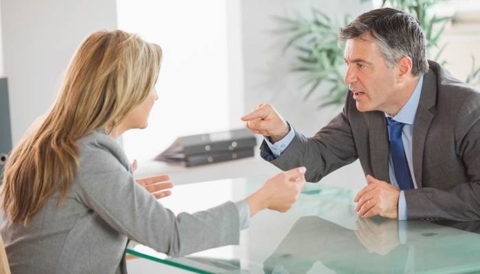 Business people arguing