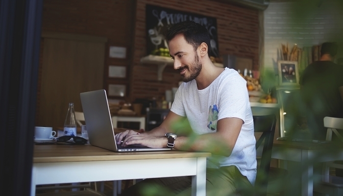 guy on laptop