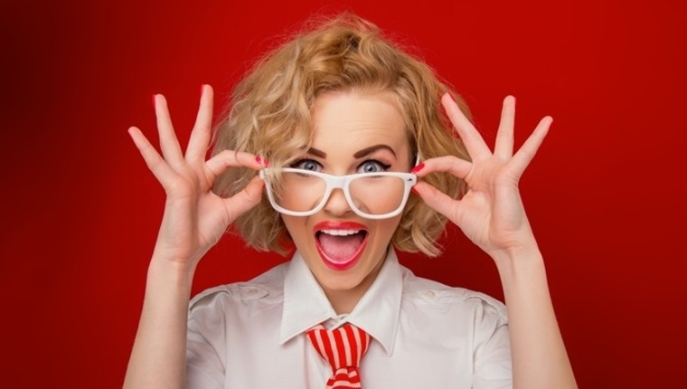 Surprised woman