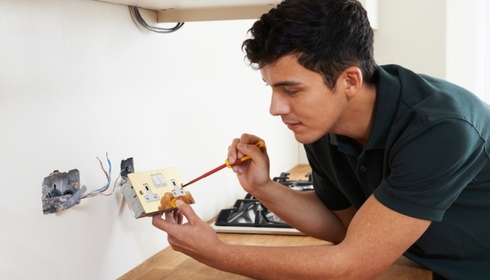 electrician working