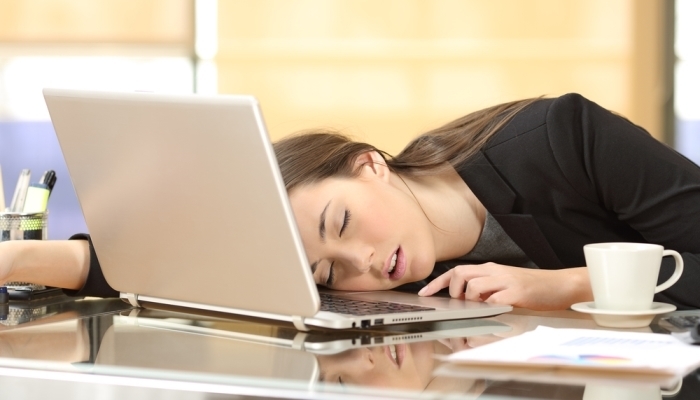 sleeping at work