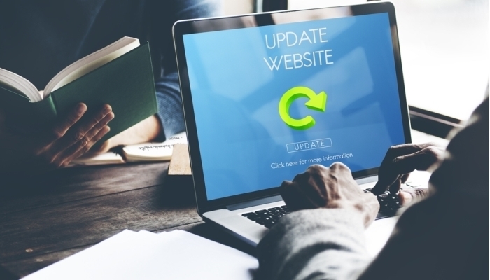 updating website
