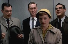 Peggy in elevator